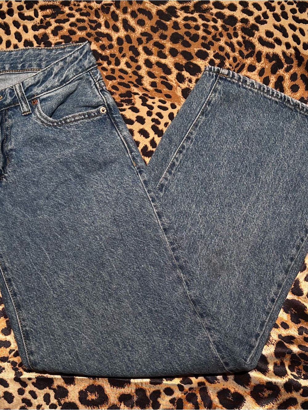 S.O.N.G. Medium Wash Wide Leg Jeans